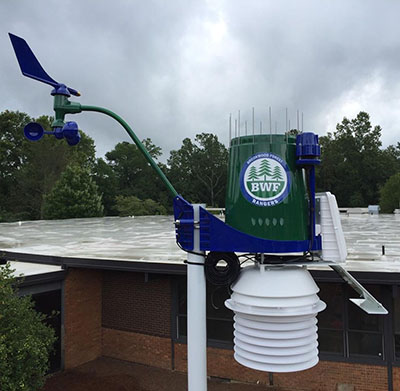 BWF installs Weatherstem in outdoor learning laboratory