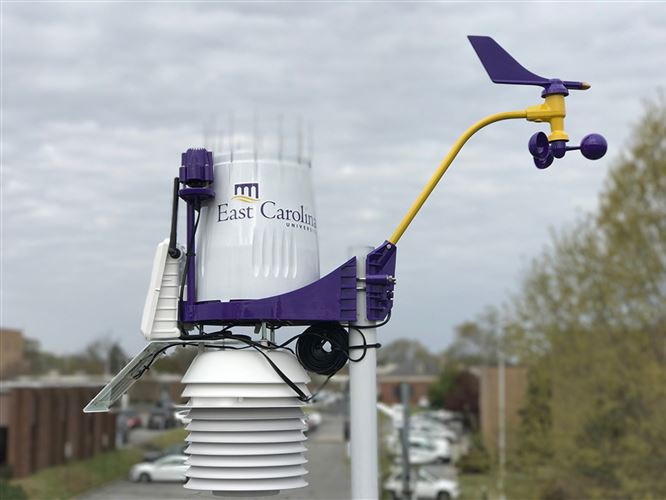 New weather station brings detailed data to ECU