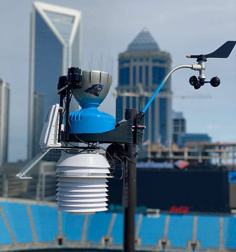 Bank of America Stadium installs Weatherstem system for real-time weather monitoring