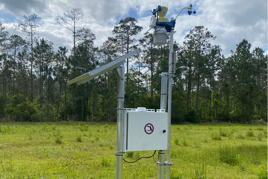 Emergency Management partners with WeatherSTEM to add two weather-monitoring stations in Haw Creek, Rima Ridge