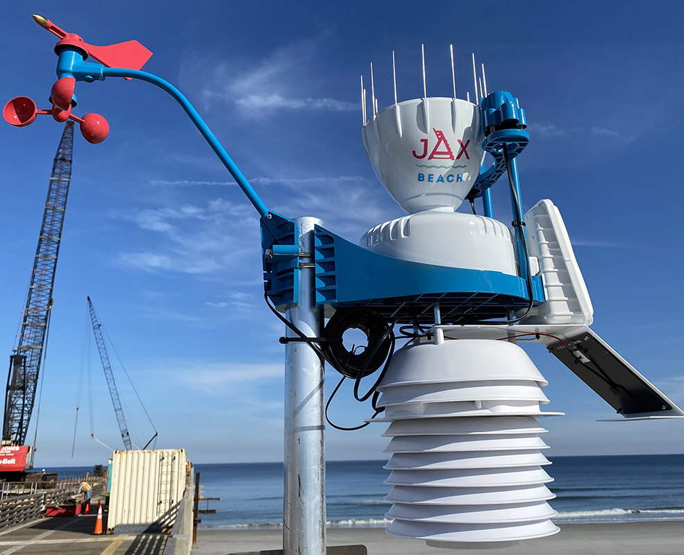 New Weatherstem weather station comes to Jacksonville Beach