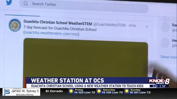WeatherStem Station at OCS inspiring the next generation of meteorologists