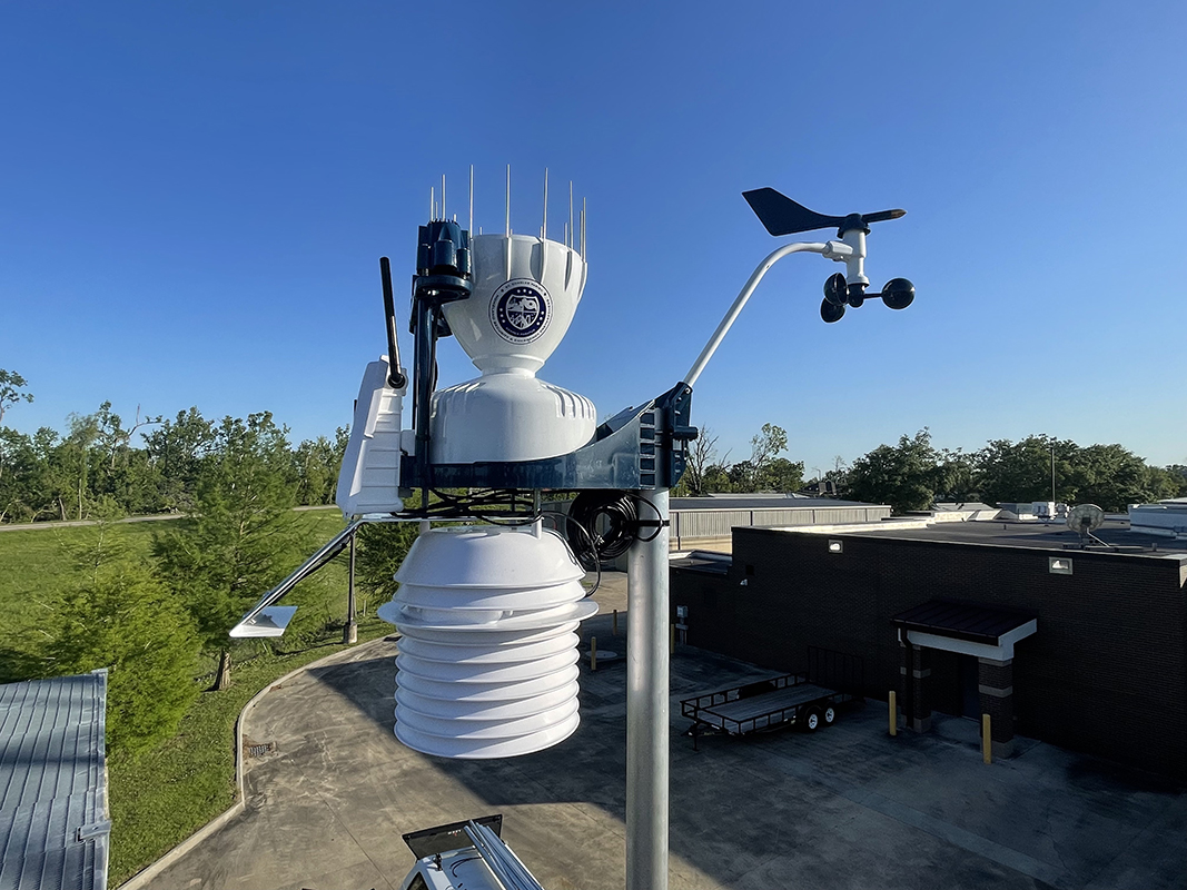 EOC partners with WeatherSTEM for new weather station