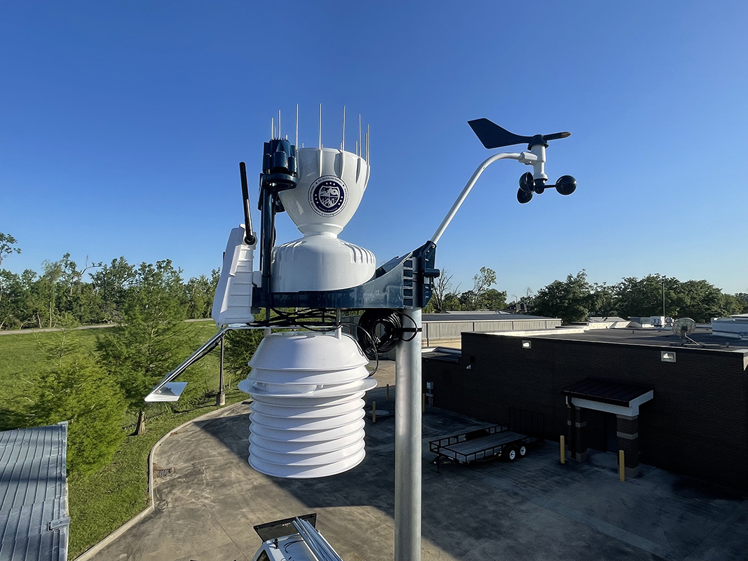 EOC partners with Weatherstem for new weather station