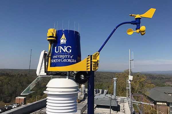 New weather stations collect data on UNG campuses